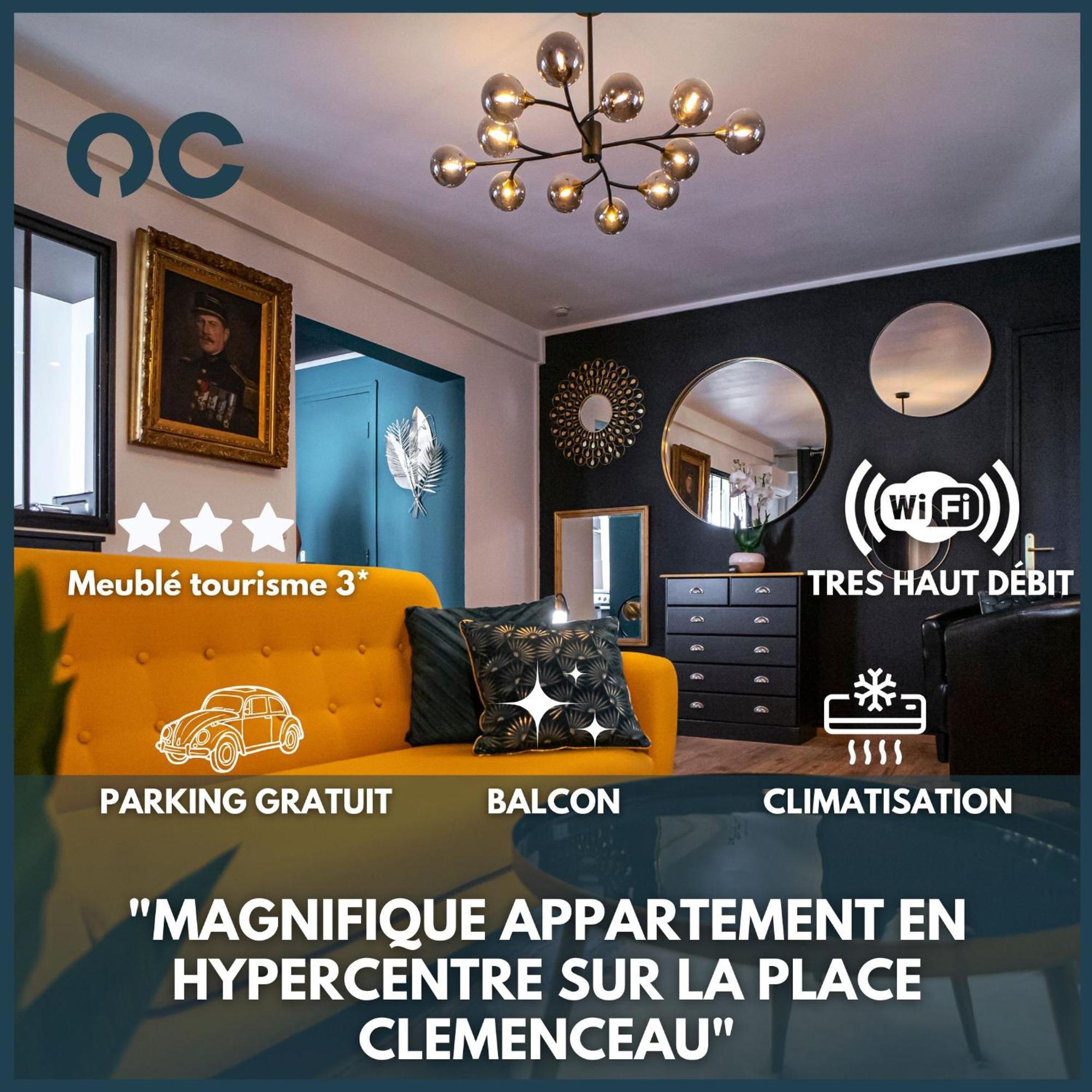 Au Palais Des Pyrenees! Hyper Centre -Clim-Balcon-Parking Gratuit Leilighet Pau Eksteriør bilde